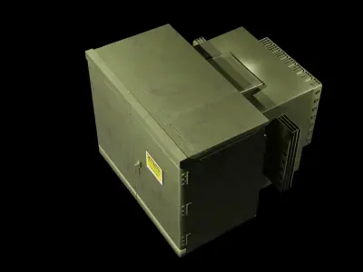 Industrial Outdoor Transformer Box 3D model