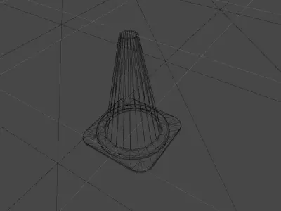 Construction Site Column - PBR Free low-poly 3D model