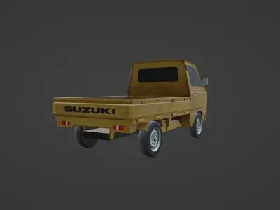 Suzuki Carry ST90 Pick Up Low-poly 3D model
