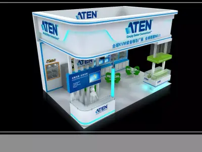 Exhibition - Area - 9X6-3DMAX2009-086 3D model