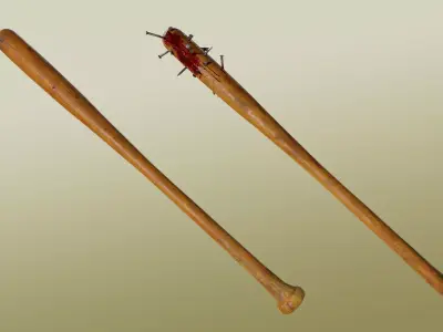 Apocalyptic Melee Weapons Volume 1 Low-poly 3D model