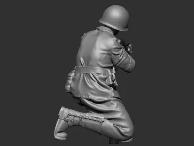 USA Soldier ww2 3D print model purchase