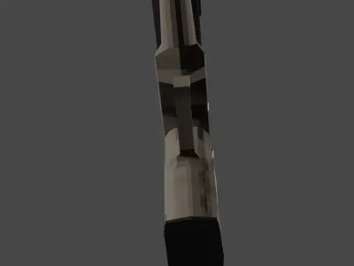 Pistol lowpoly for games Low-poly 3D model