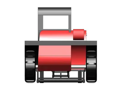 telescopic forklift 3D model