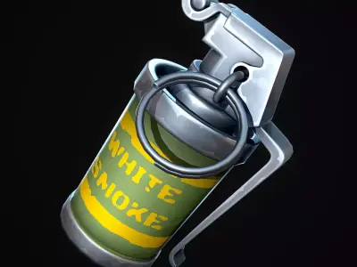 Collection of Stylized Grenades 3D Model Pack