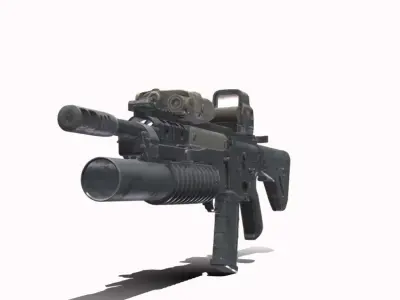 COLT M4A1 FUZIL DE ASSALTO EXPS3 0 Low-poly 3D model