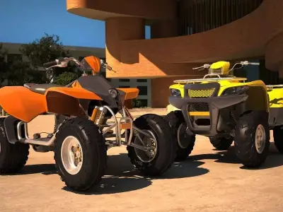 Archmodels vol 93 - highly detailed models of motorbikes 3D model