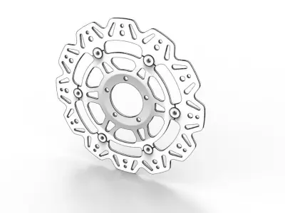 EBC Vee Rotor Front Brake Disc 3D model