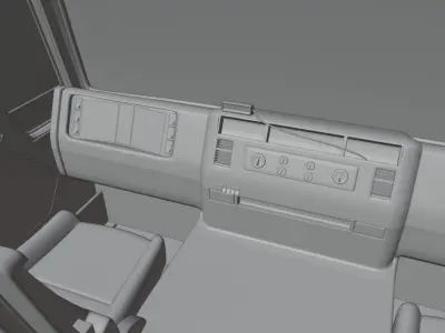 Magirus Firetruck 3D model