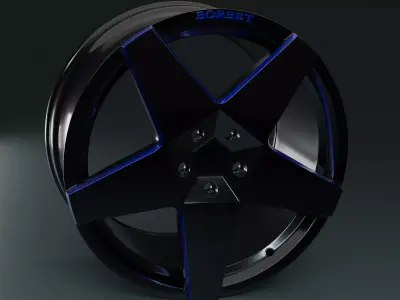 Wheel disk rim  3D model