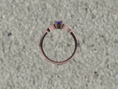 Marquise Ring  3D print model purchase