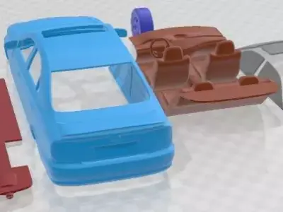 Toyota Camry XLE 2003 Printable Car  3D print model