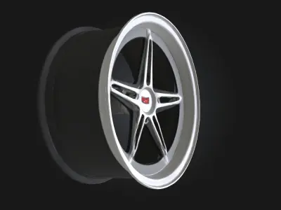 Wheel Elegance  A Fusion of Style and Precision Engineering 3D model