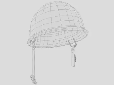3D Army Helmet USA M1 model Low-poly 3D model