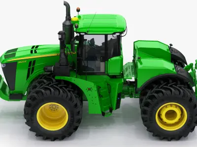 John Deere 9620R Power Tractor 3D model