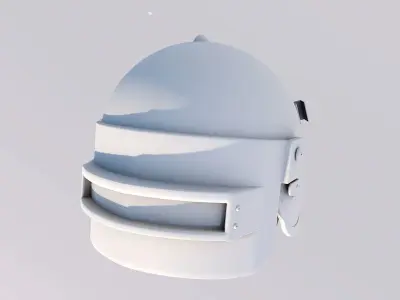 helmet pubg mobile 3D model