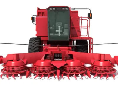 Combine Harvester 3D model 20