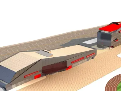 Museum Building 3D model 20