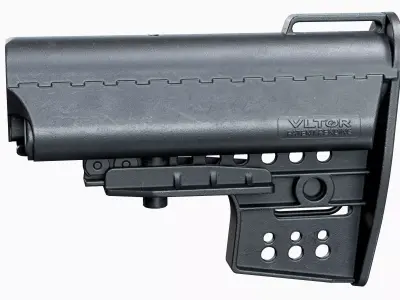 AR 15 Stock Vltor Low-poly 3D model