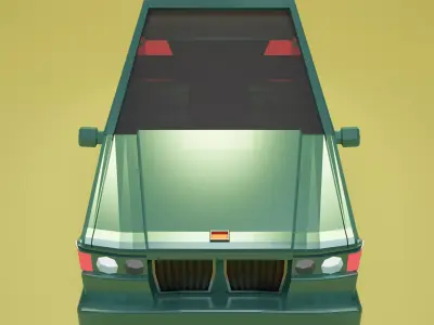 Car Lowpoly M3 1999 3D model