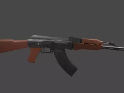 AK-47 ak - rifle Free 3D model purchase
