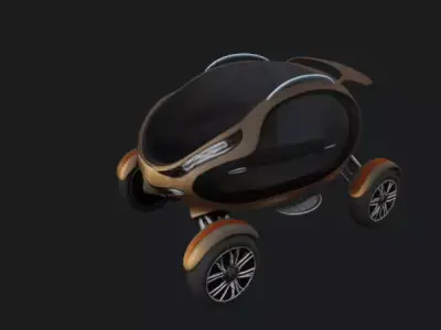 Advanced Hypercar Concept 3D model