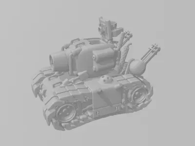 Metal Slug - SV001 - The First Super Vehicle Free 3D print model
