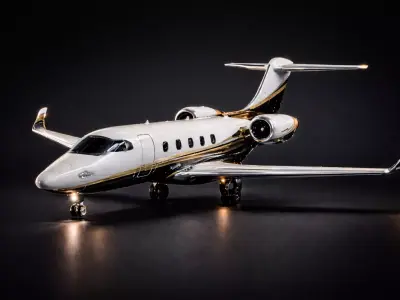 Private Jet 3D Model Business Aircraft 3D model