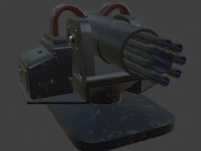 TD Tower 003 Low-poly 3D model