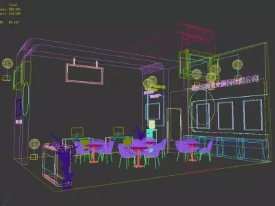 Exhibition - Area - 6X8-3DMAX2009-017 3D model