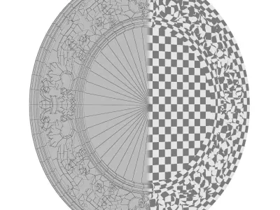 Accent Wall Mirror FDLL1500 3D model