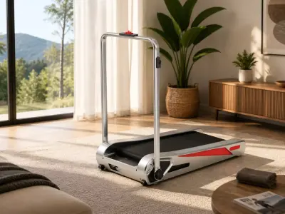 Modern Folding Treadmill Machine Model 3D model