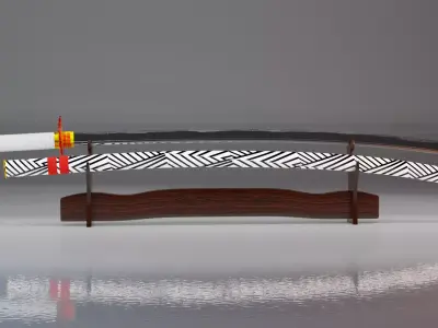 Katana 3D model 5