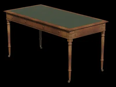 Library table 3D model
