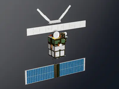Geostationary Communication Satellite ERS-2 3D model