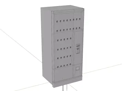Cigarette Vending Machine  Low-poly 3D model