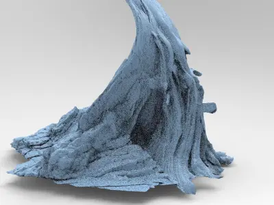Medieval Witches Hollow Tree 2 3D model