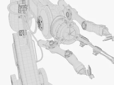 Robot Arm model 3D model purchase