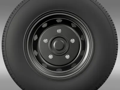 Ashok Leyland wheel2 3D model