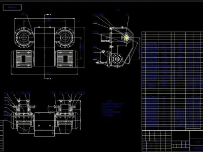2m3 Twin Shaft Mixer 3D model