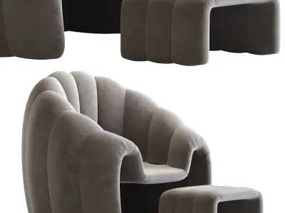 Armchair Art  Shell 3D model