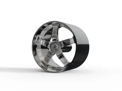 ASANTI AF165 WHEEL 3D MODEL 3D model