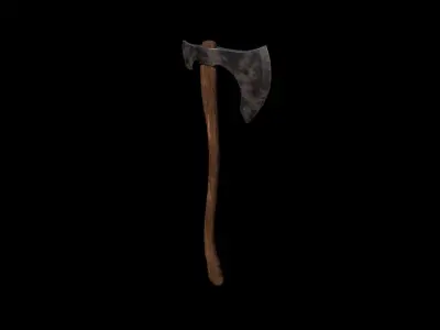 Battle Axe Low-poly 3D model buy