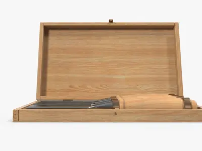 Straight chisels 3D model purchase