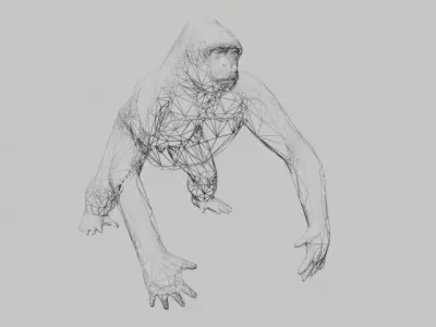 GORILLA LOW LOPY 3D model
