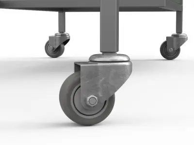 Industrial Desk 3D model