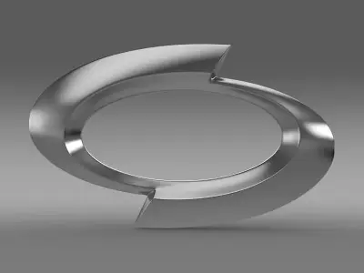 Samsung logo 3D model