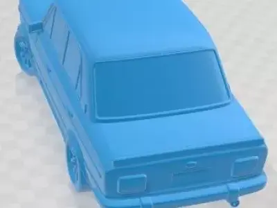 Seat 1430 1969 Cartoon Tuning Printable Car 3D print model