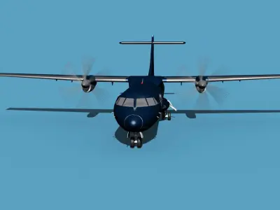 ATR  ATR-72-600 Astra 3D model