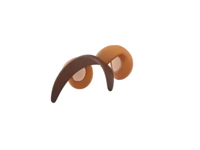 Dog Headband 3D model